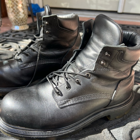 Red Wings Work In Comfort Dr Scholls Black Work Boots - Picture 4 of 5